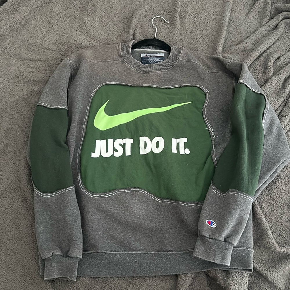 Custom Nike and Champion Sweatshirt